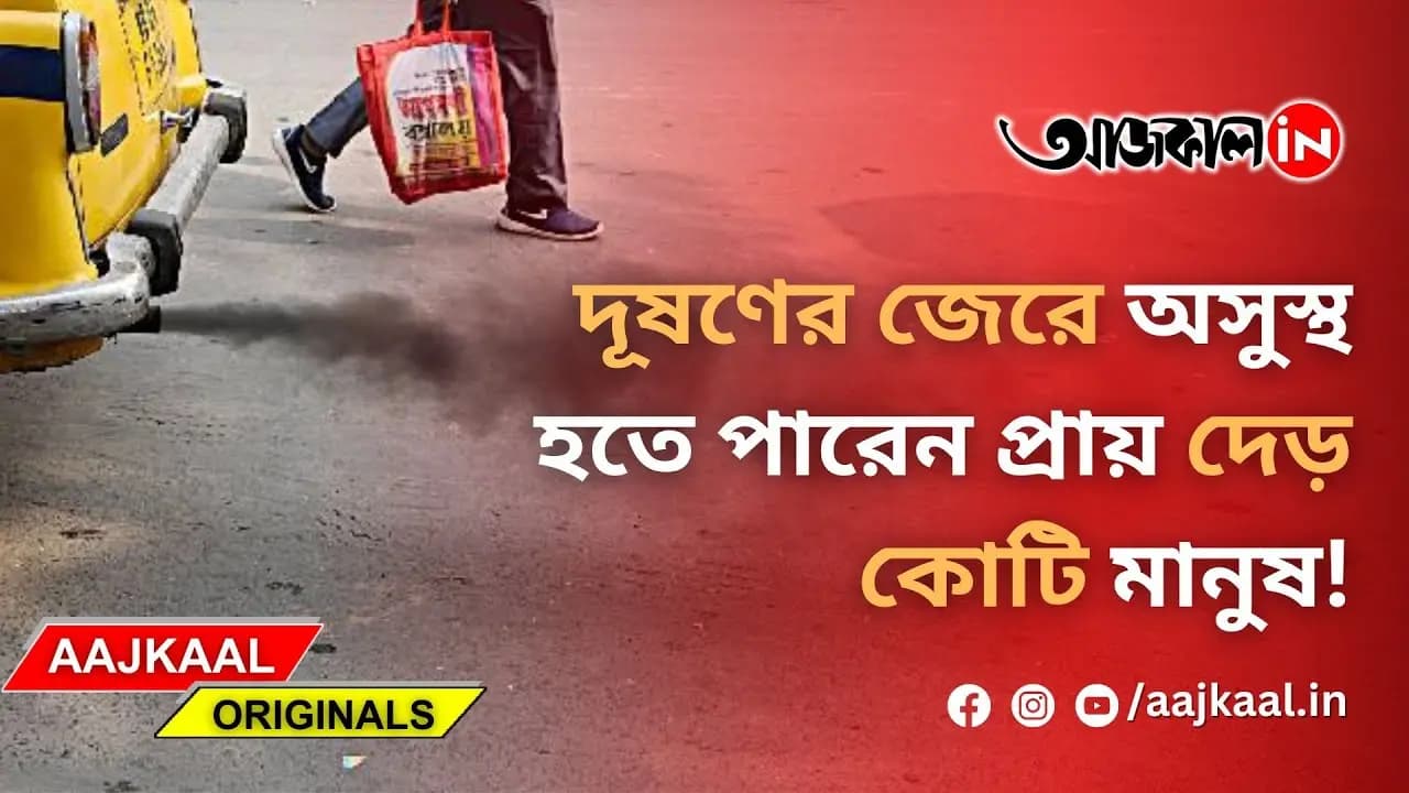 দূষণের জেরে অসুস্থ হতে পারেন প্রায় দেড় কোটি মানুষ!