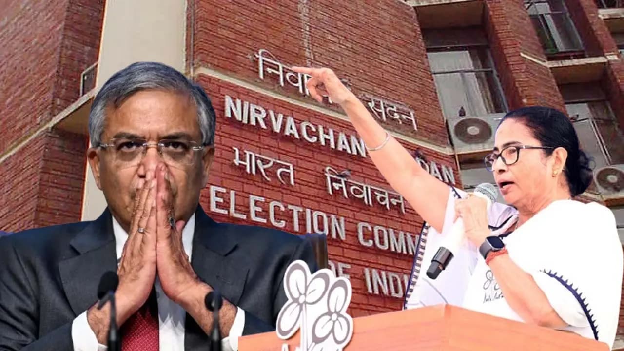 Bengal Election 2026: CM Mamata Banerjee once again attacks the Election Commission over administrative reshuffles ahead of the assembly polls 