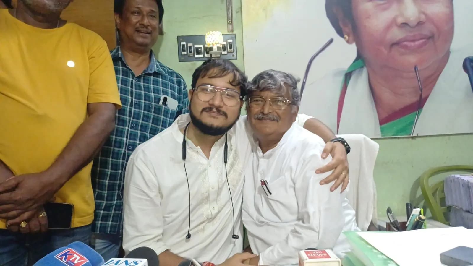 Debangshu Bhattacharya Meets Asit Majumder to Seek Blessings for 2026 Polls