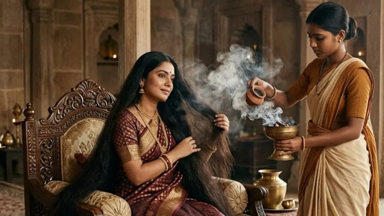 Ancient Indian Hair Smoking Ritual: Benefits of Sambrani Dhupa for Scalp Health