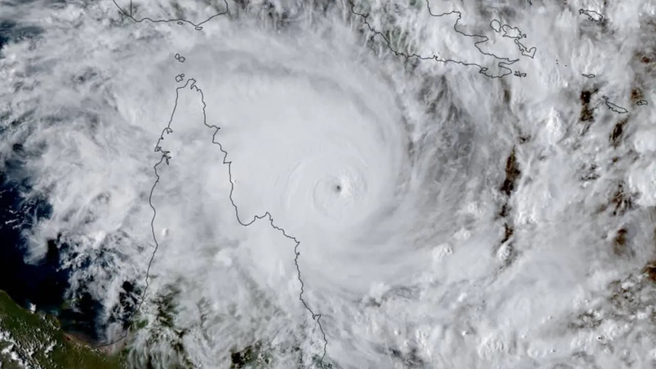 Cyclone Narelle Makes Landfall as Category 4 Storm in Queensland