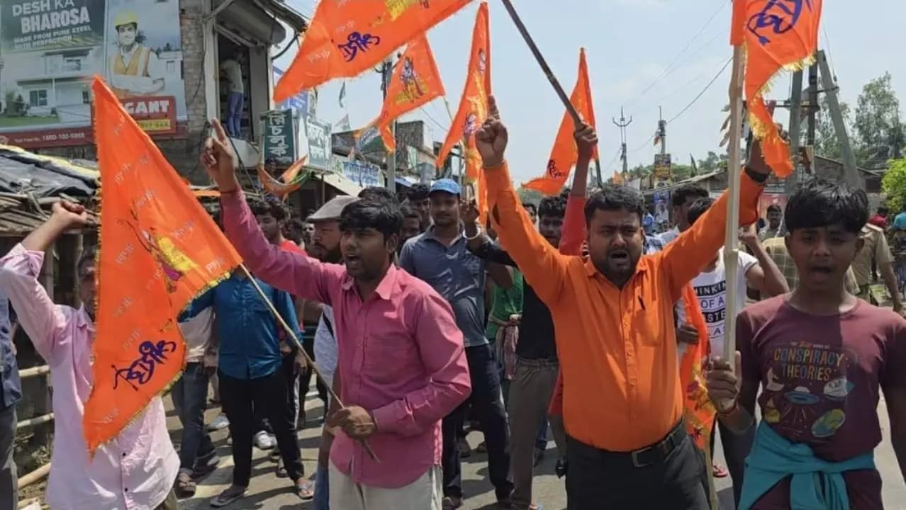 West Bengal Election 2026: Suvendu Adhikari Leads Tense Padyatra in East Midnapore Amid Idol Vandalism Row