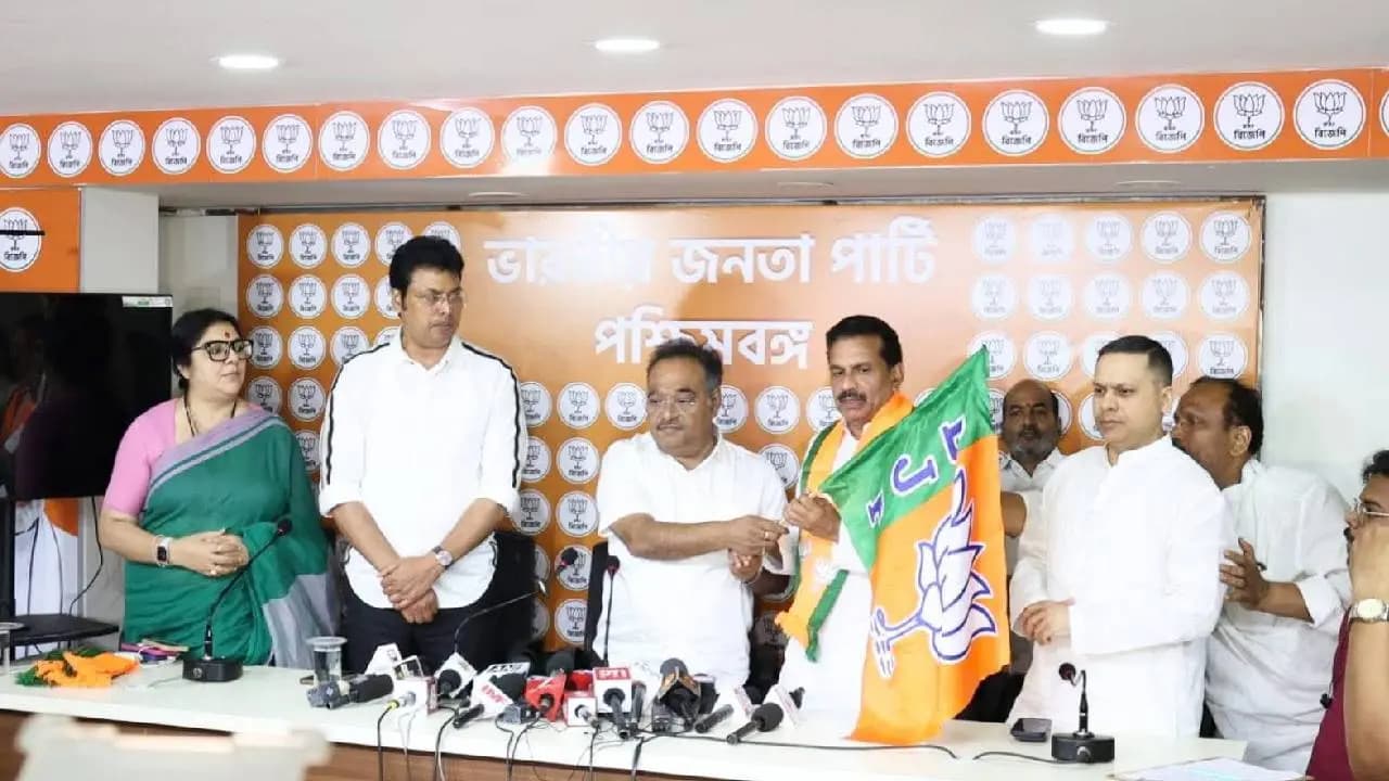 Bengal elections 2026: Santosh pathak joins bjp