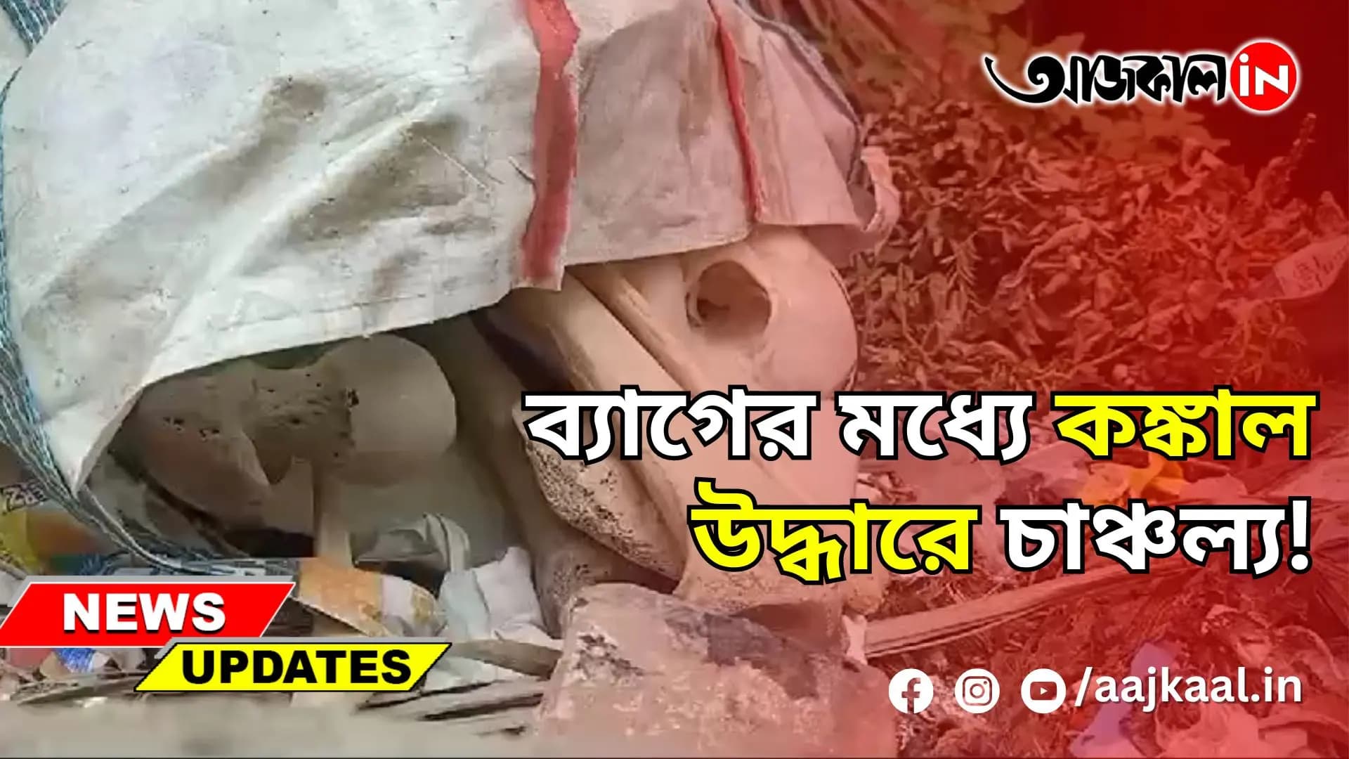 ব্যাগের মধ্যে কঙ্কাল উদ্ধারে চাঞ্চল্য!