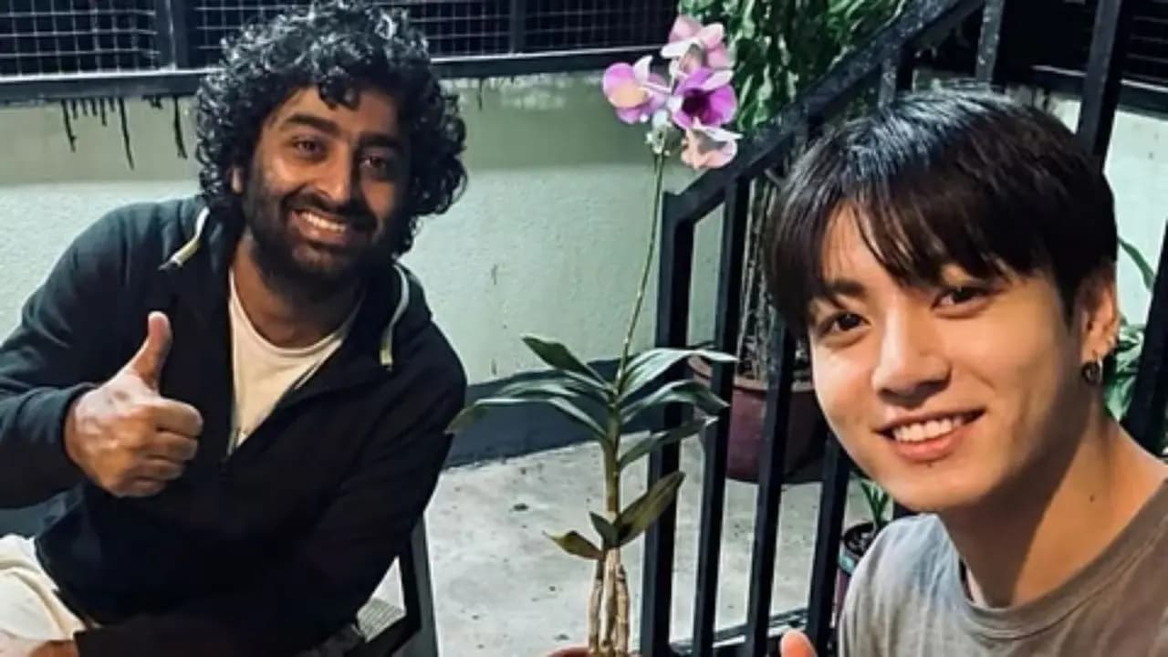 Fact Check: Is BTS Star Jungkook Collaborating with Arijit Singh? Viral AI Photo Sparks Rumours