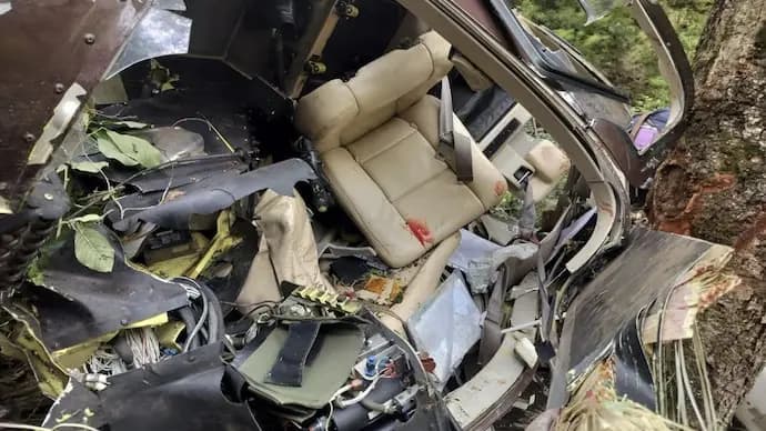 Five Tourists Dead As Helicopter Crashes Near Uttarkashi in Uttarakhand