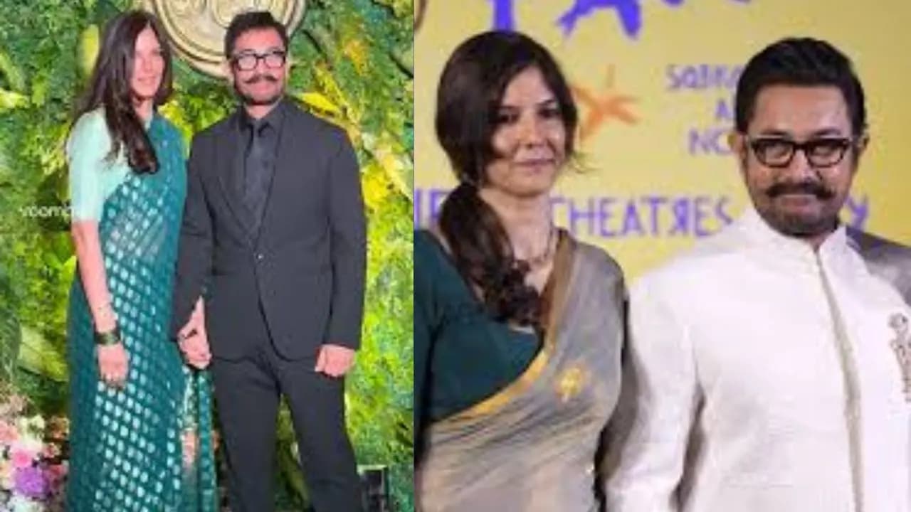 Is Aamir engaged with gauri spratt? Speculation is growing over the diamond ring on Gauri's ring finger