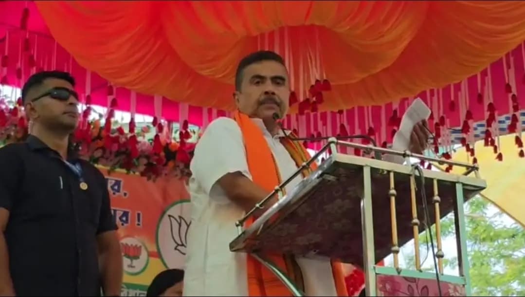 Suvendu Adhikari Predicts 177+ Seats for BJP in 2026 West Bengal Assembly Election at Patashpur Rally