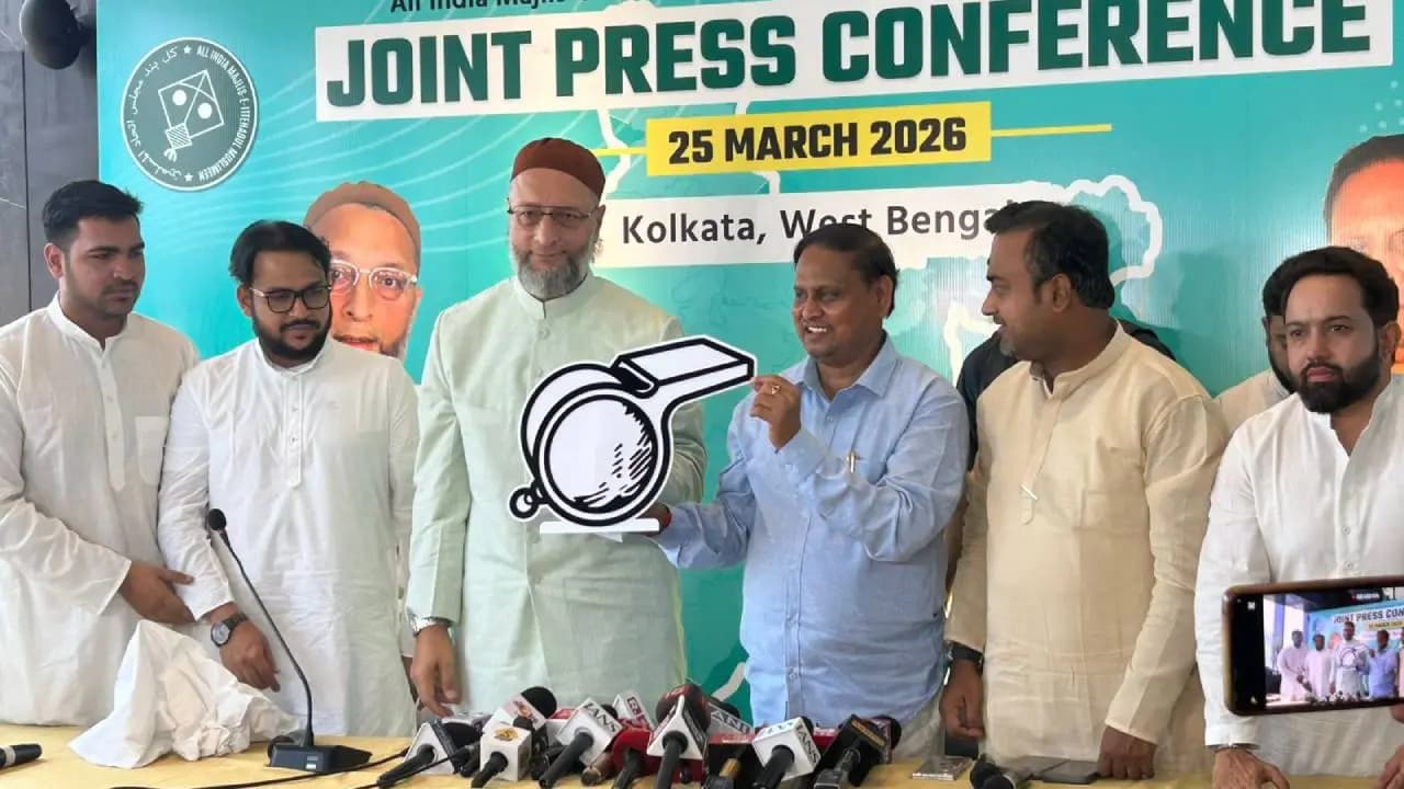 Bengal Election 2026: Humayun Kabir and Asaduddin Owaisi Form Alliance for West Bengal Assembly Elections