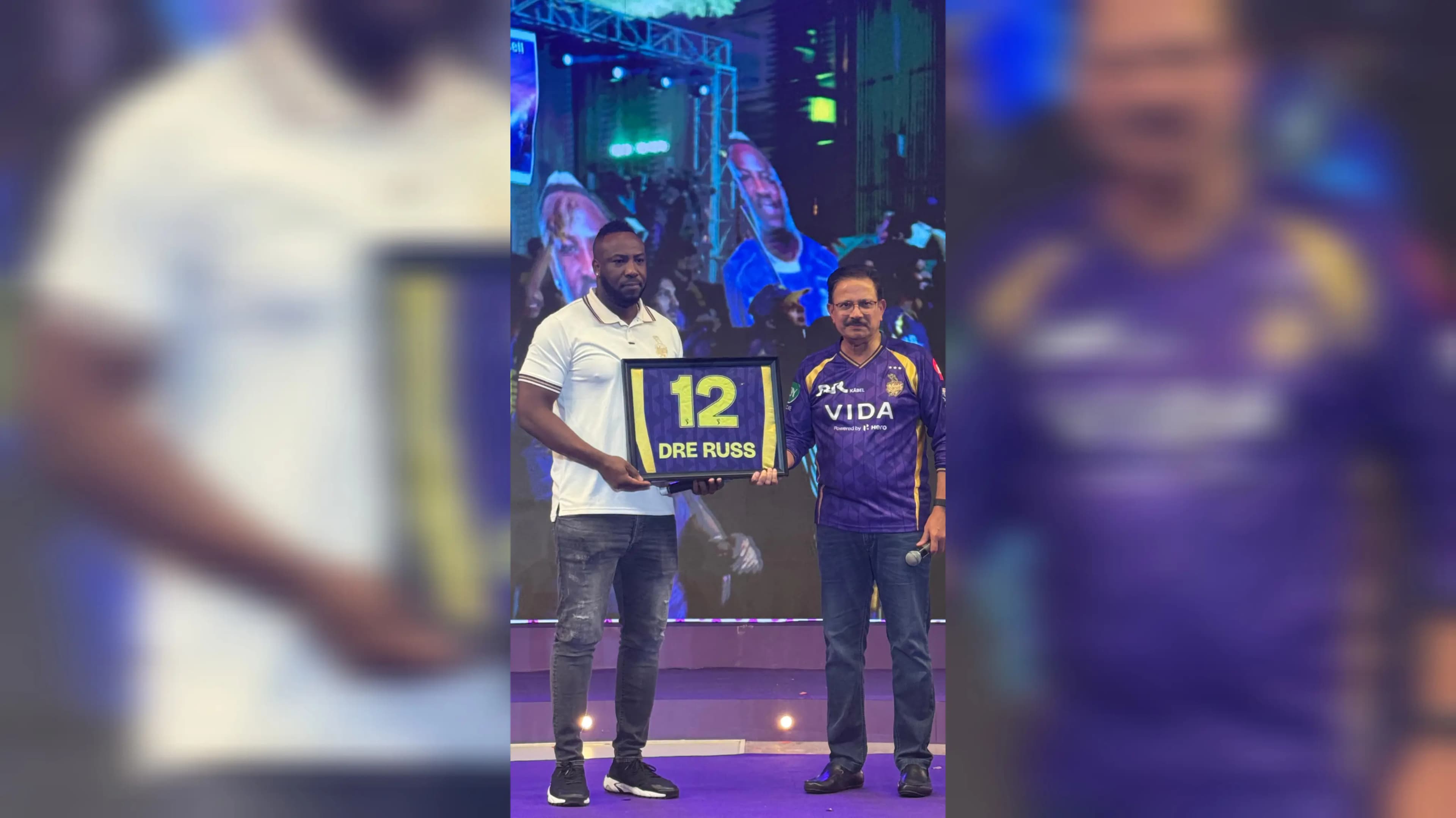 Kolkata Knight Riders have decided to retire jersey number 12 in tribute of IPL legend Andre Russell 