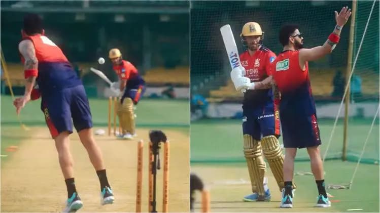 Virat Kohli Trains Phil Salt: RCB Stars Prepare for IPL Opener Against SRH