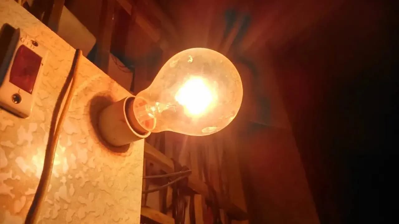 This indian place had got its first electric lamp