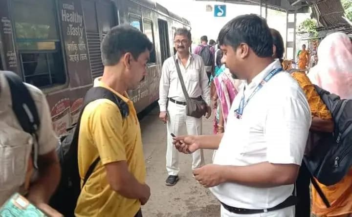 Ticket checking drive in sealdah division