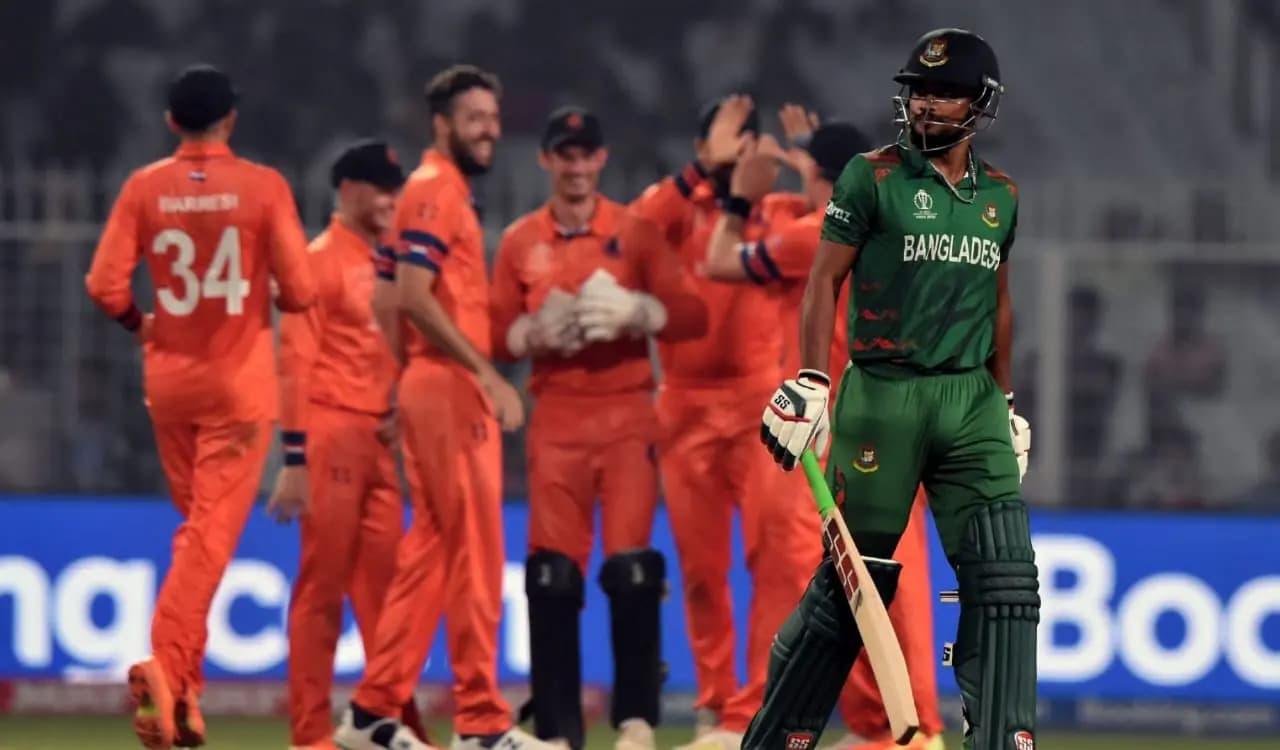 Bangladesh lost to Netherlands at kolkata's Eden gardens 
