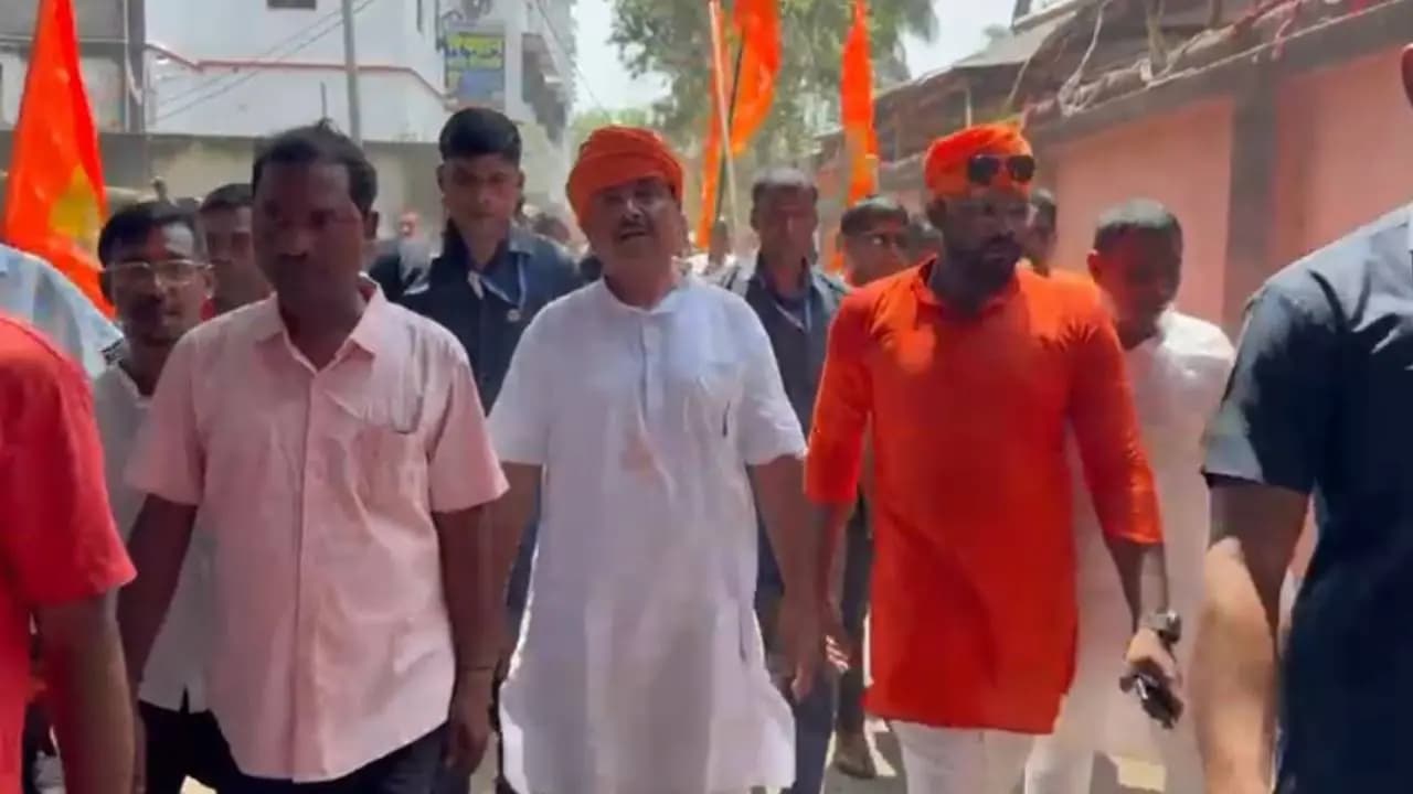 After Bhavanipur colorful Ram Navami procession in Nandigram