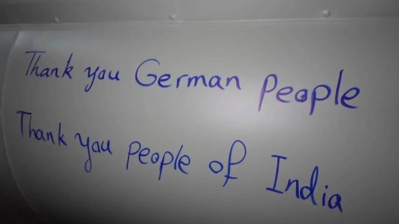 Thank You India Written On Iranian Missiles As Tehran Strikes Israel again