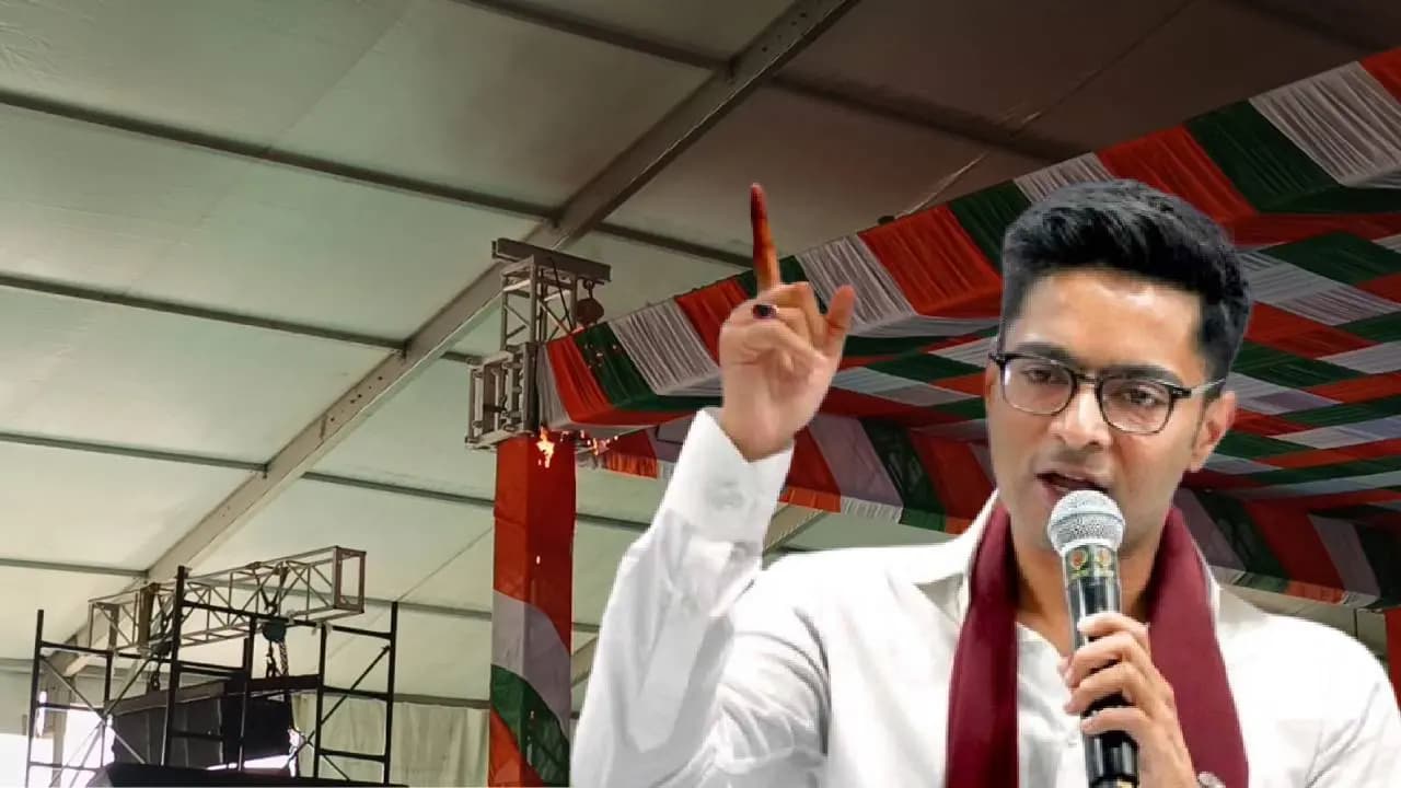 Bengal Elections 2026: Fire erupts at Abhishek Banerjee Public Meeting in Birbhum