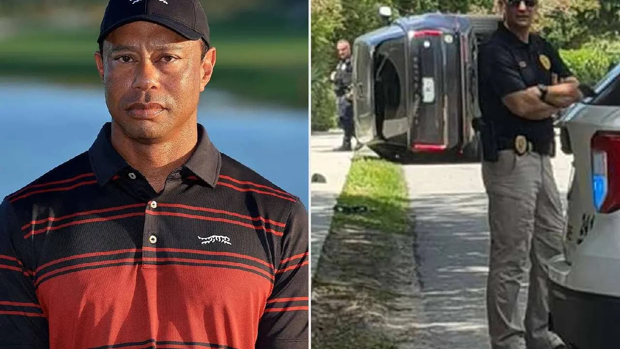Tiger Woods released from jail after arrest following car crash