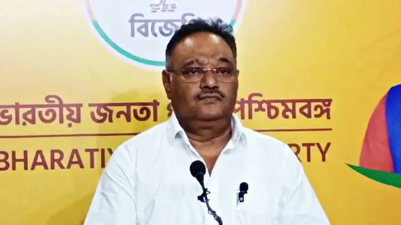 Bengal Elections 2026: State BJP president Shamik Bhattacharya makes blunder spelt wrong surname and seat name of Suvendu Adhikari