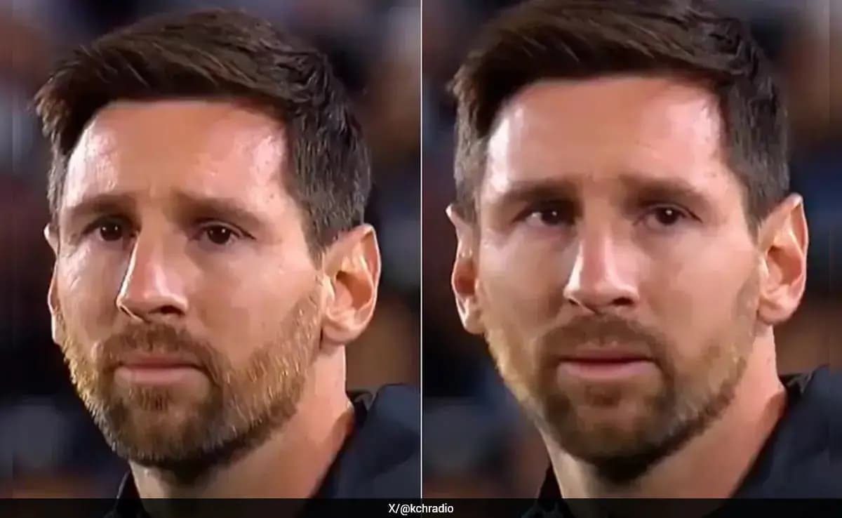 Lionel Messi in tears as he plays his final match in Argentina 