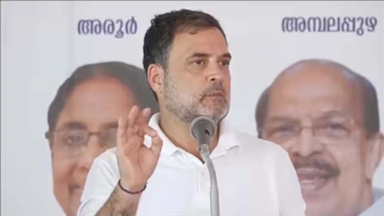 Rahul Gandhi Alleges Vijayan-Modi Links At Kerala Rally