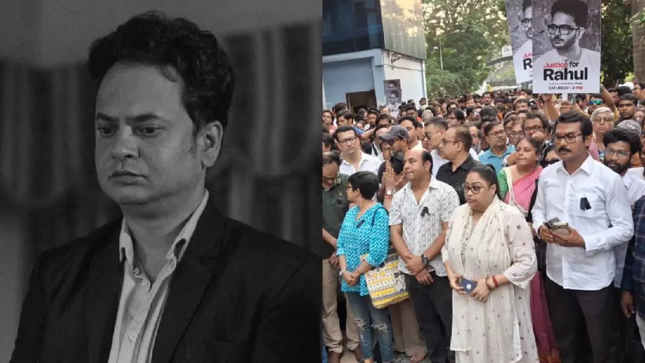 Tollywood celebrities are join the protest march for Rahul Arunoday Banerjee s sudden death