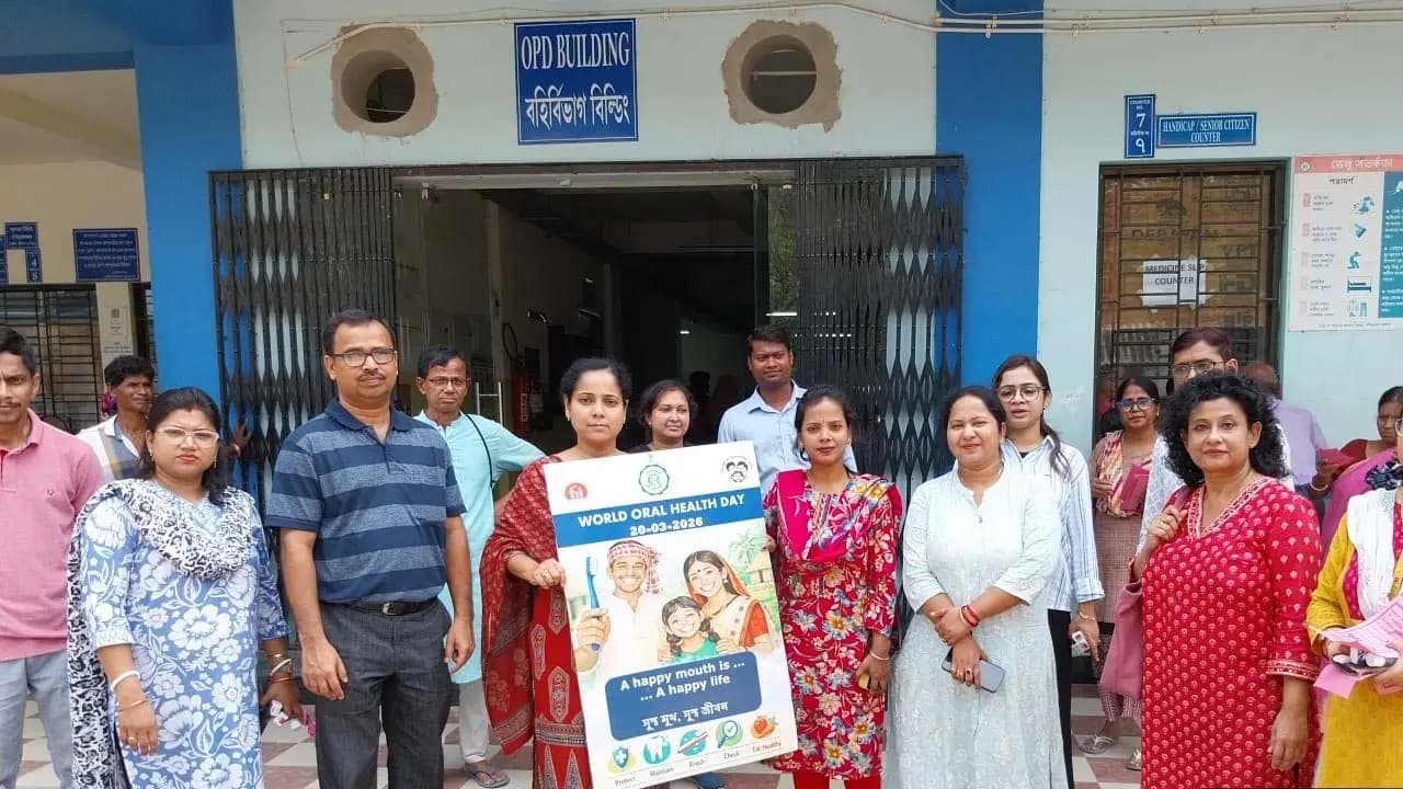 Dental Health Awareness Campaign Rally and Leaflet Distribution Held in Chandannagar