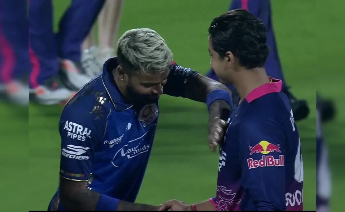 Hardik Pandya's Sportsmanship praised after gesture for Vaibhav Suryavanshi 