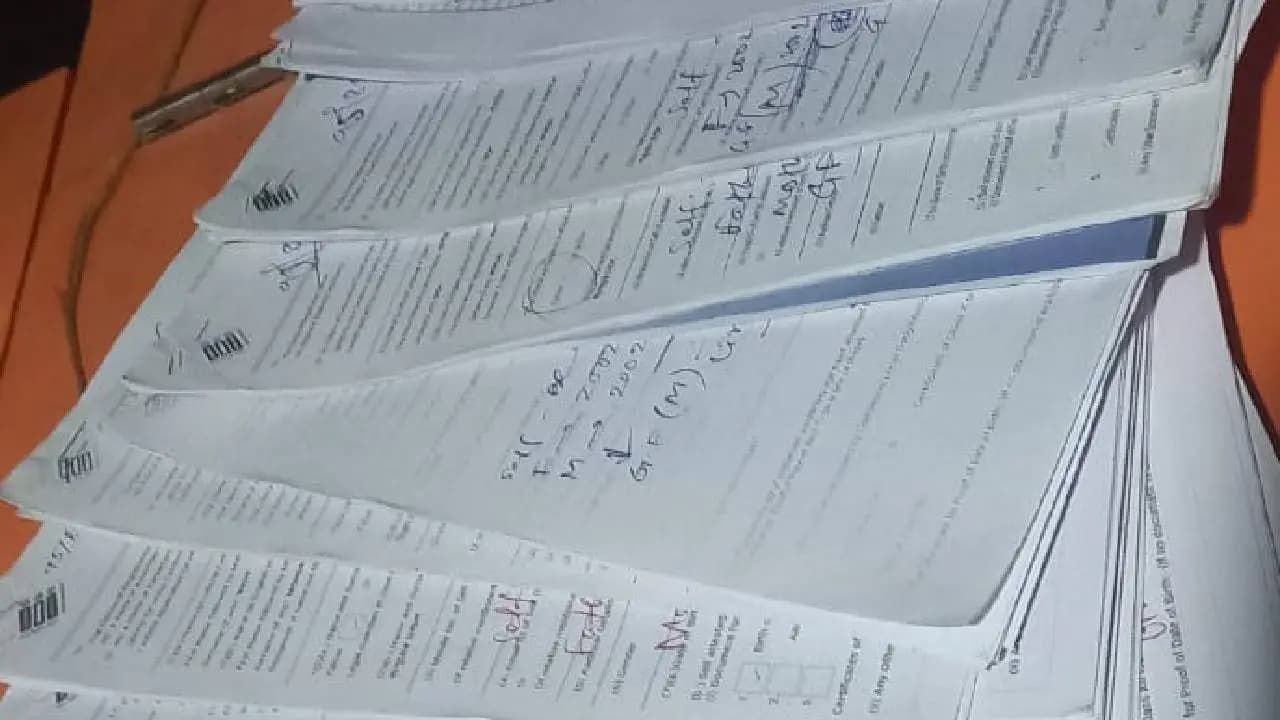 Bundle Of Form Six Found Beside Roadside In Bongaon 