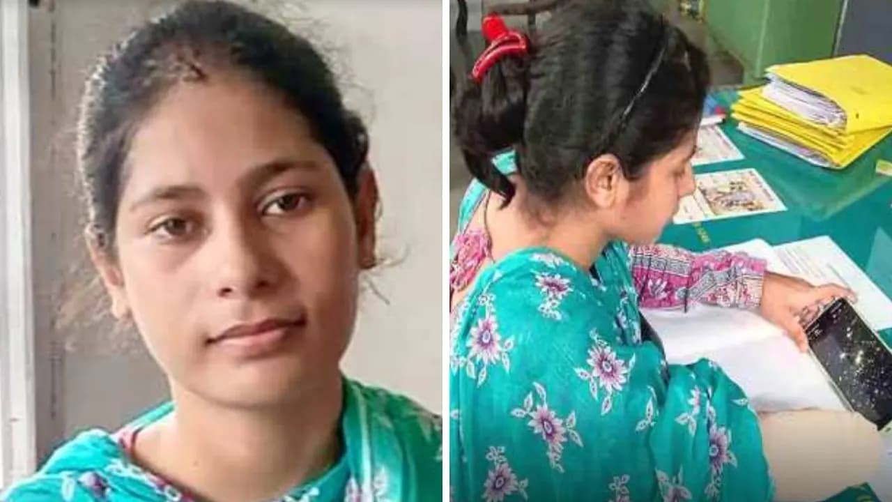 Renu Khatun of Katwa lost her hand earlier started new fight to enlist her name in the voters list