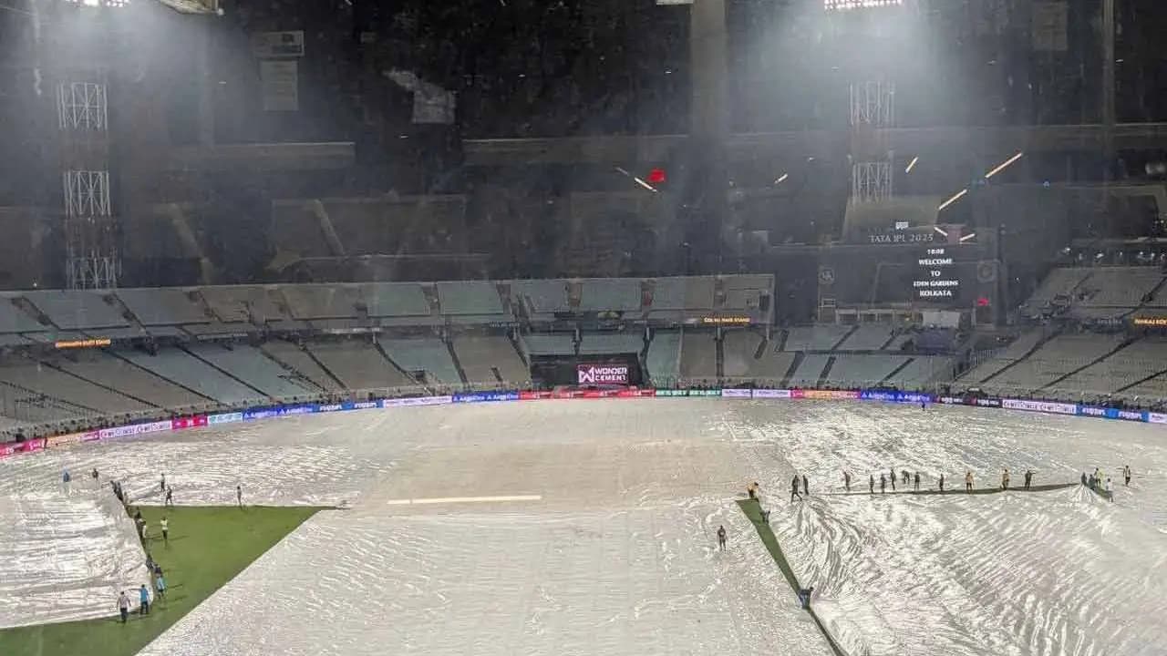 Rain threat in eden gardens between kolkata vs Lucknow match