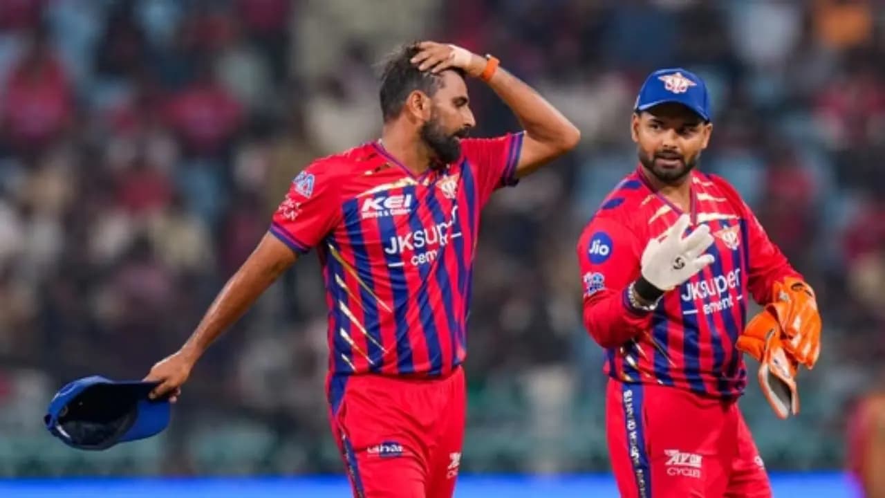 Mohammed Shami gives pepe talk to Rishabh Pant ahead of KKR clash in IPL 2026 