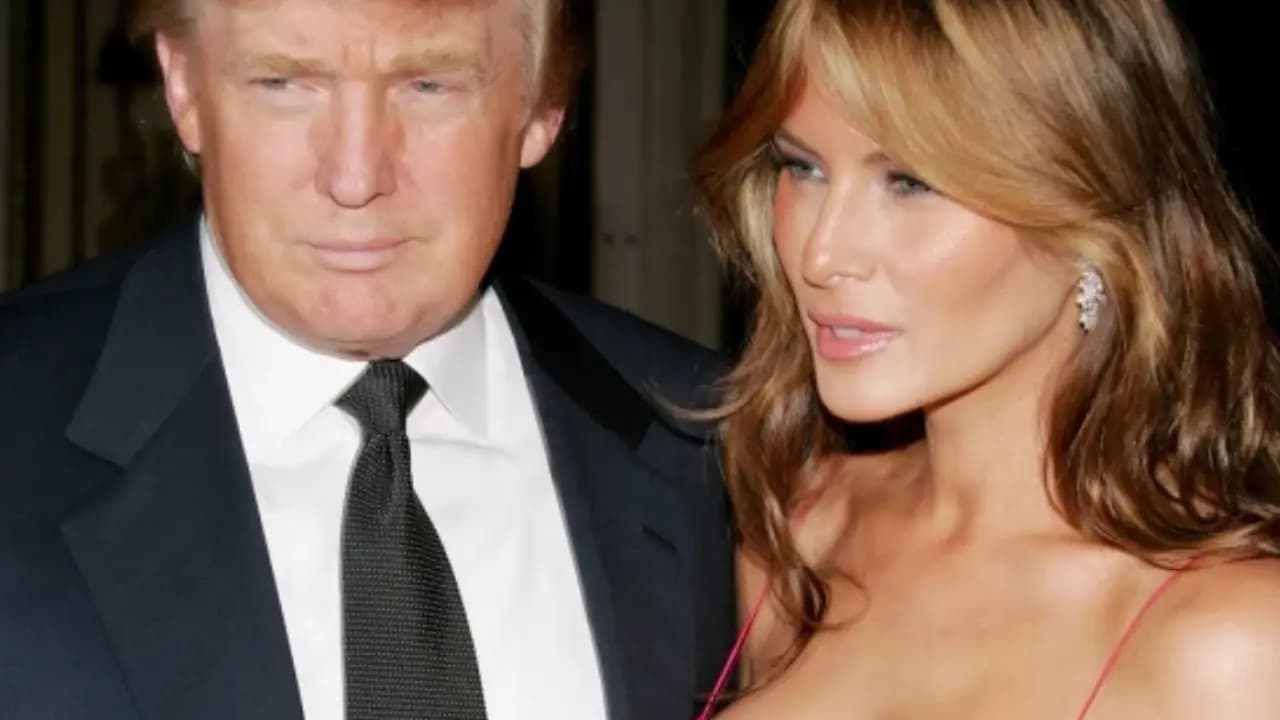 What did melnia trump say about viral picture with epstein