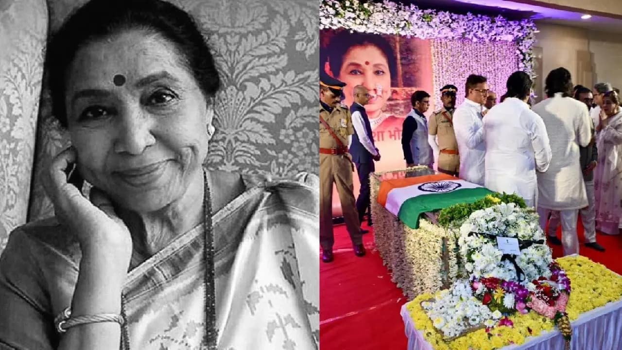 Asha Bhosle will be cremated with full state honours in Mumbai 