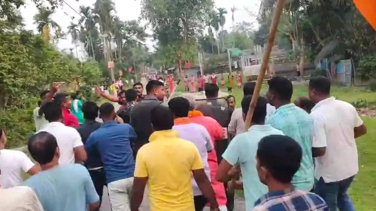 Attack on candidate during campaign sparks chaos