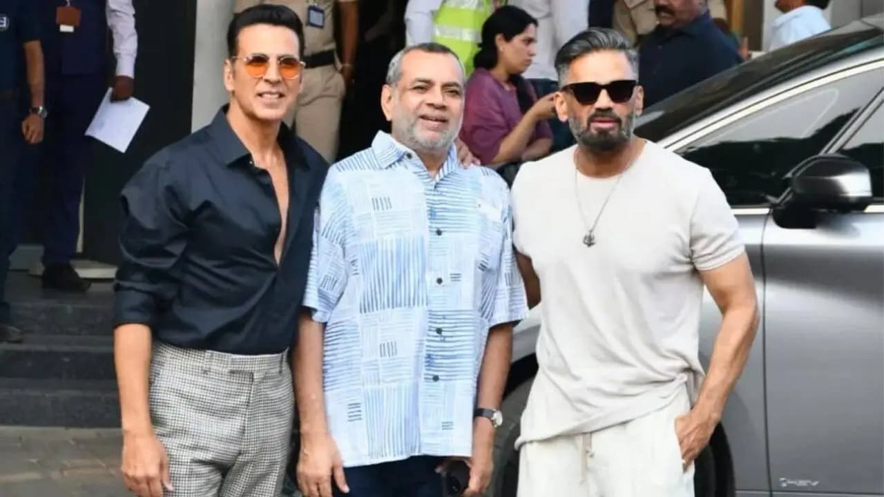 Akshay Kumar, Sunil shetty, paresh rawal