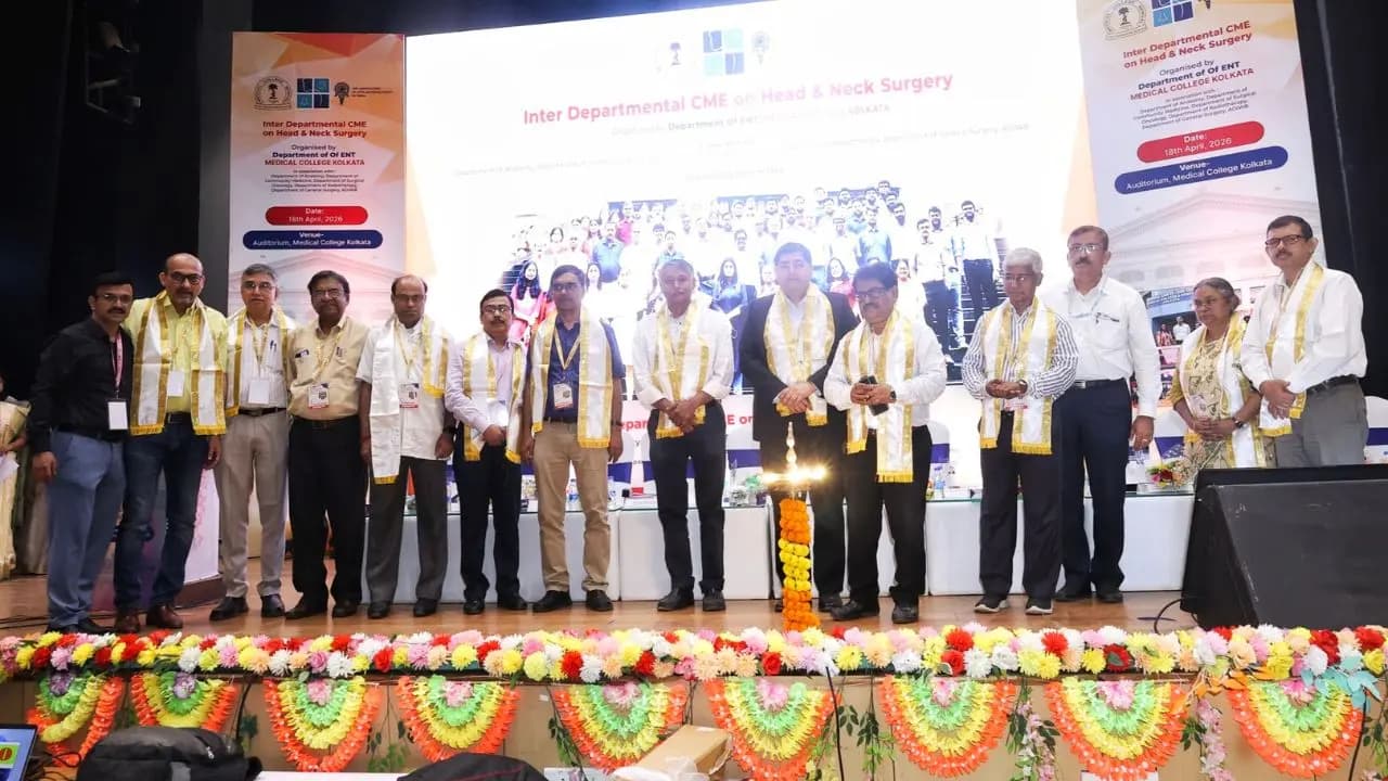 Kolkata Medical College arranged an inter departmental clinical meeting on Head and Neck Surgery