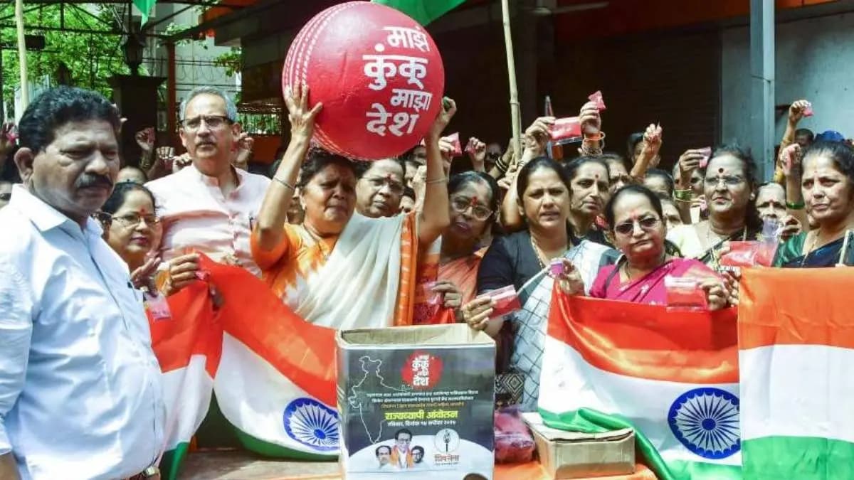 Fumes across india on india pakistan cricket match