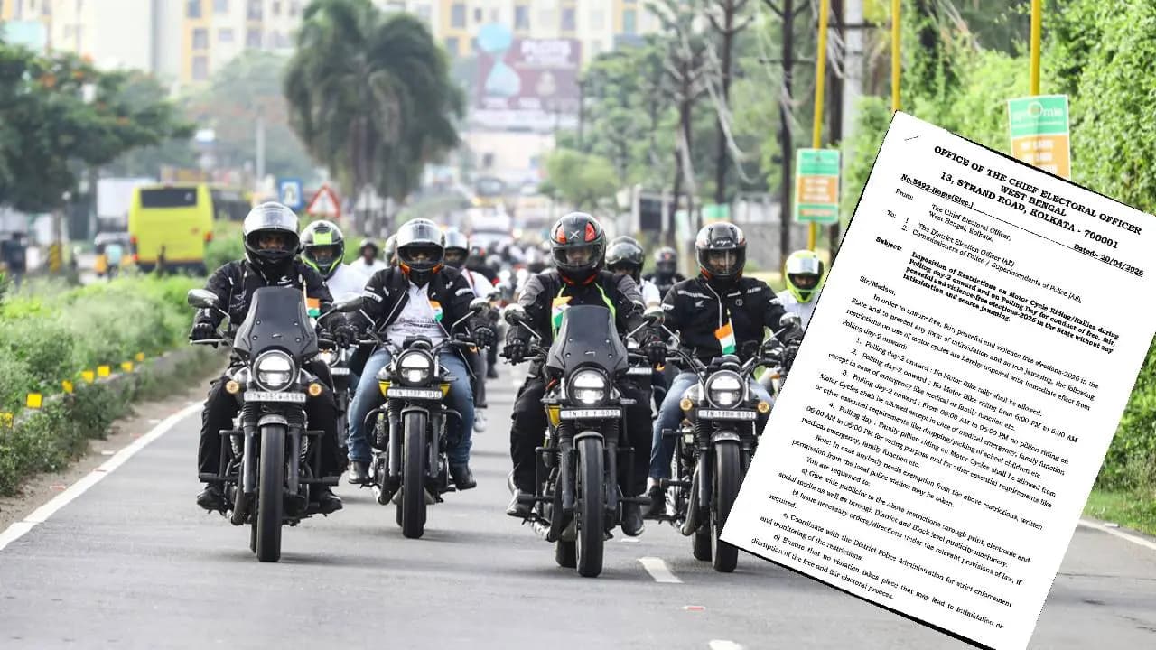 Election Commission Bike Restrictions