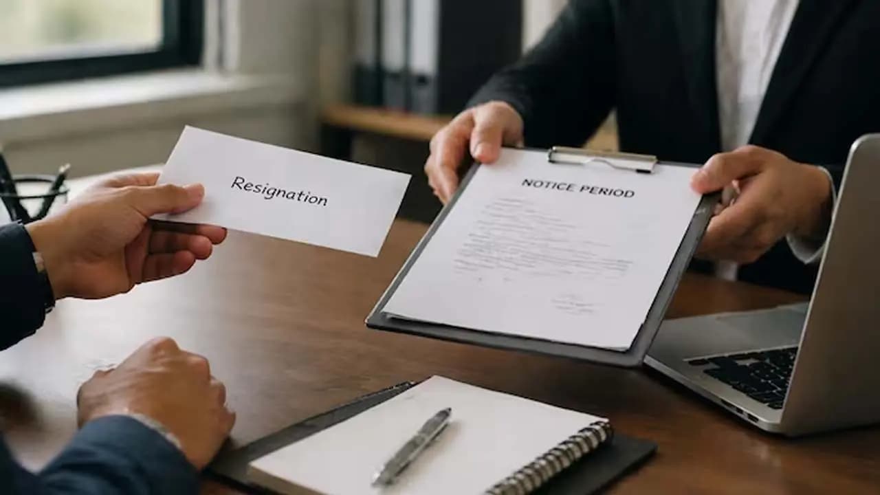 Notice After Quitting Job