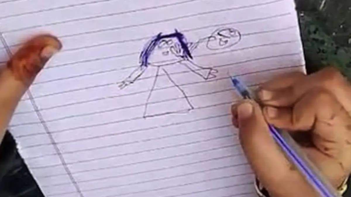 Jhansi death update Girl's Drawing Raises doubt on Sonali Budholia death case gnr 