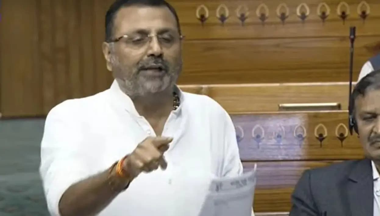 let us make a Union Territory with two districts of bengal proposes nishikant dubey
