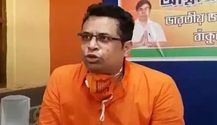 Arrest warrant against bjp mp saumitra khan