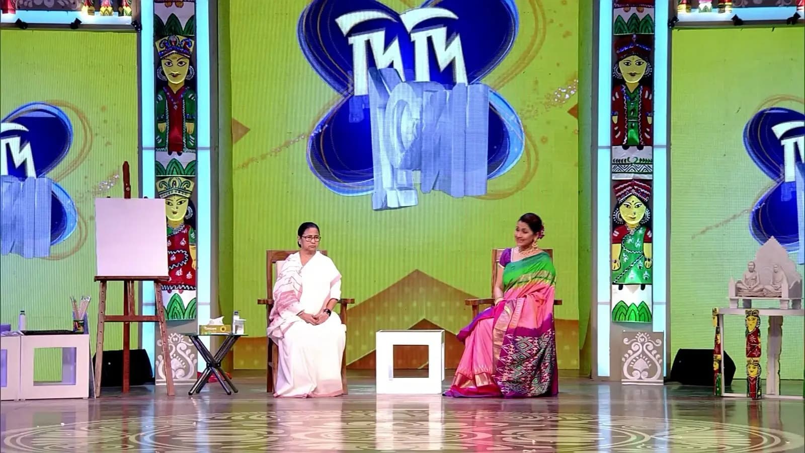 Mamata Banerjee on TV show Didi No-1