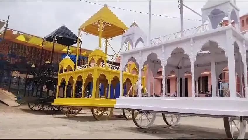 Rath yatra at murshidaabad kandi