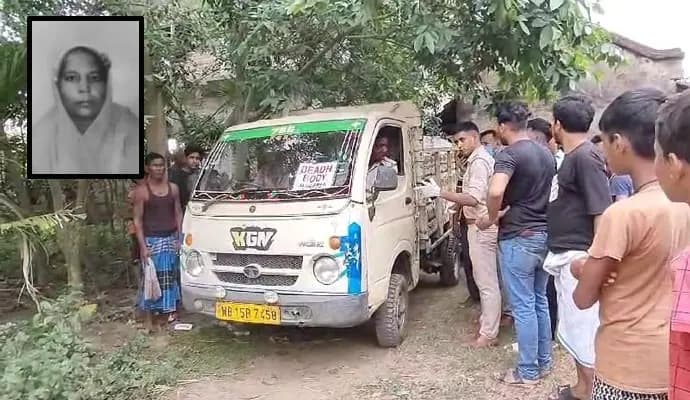 woman killed by husband at jangipara