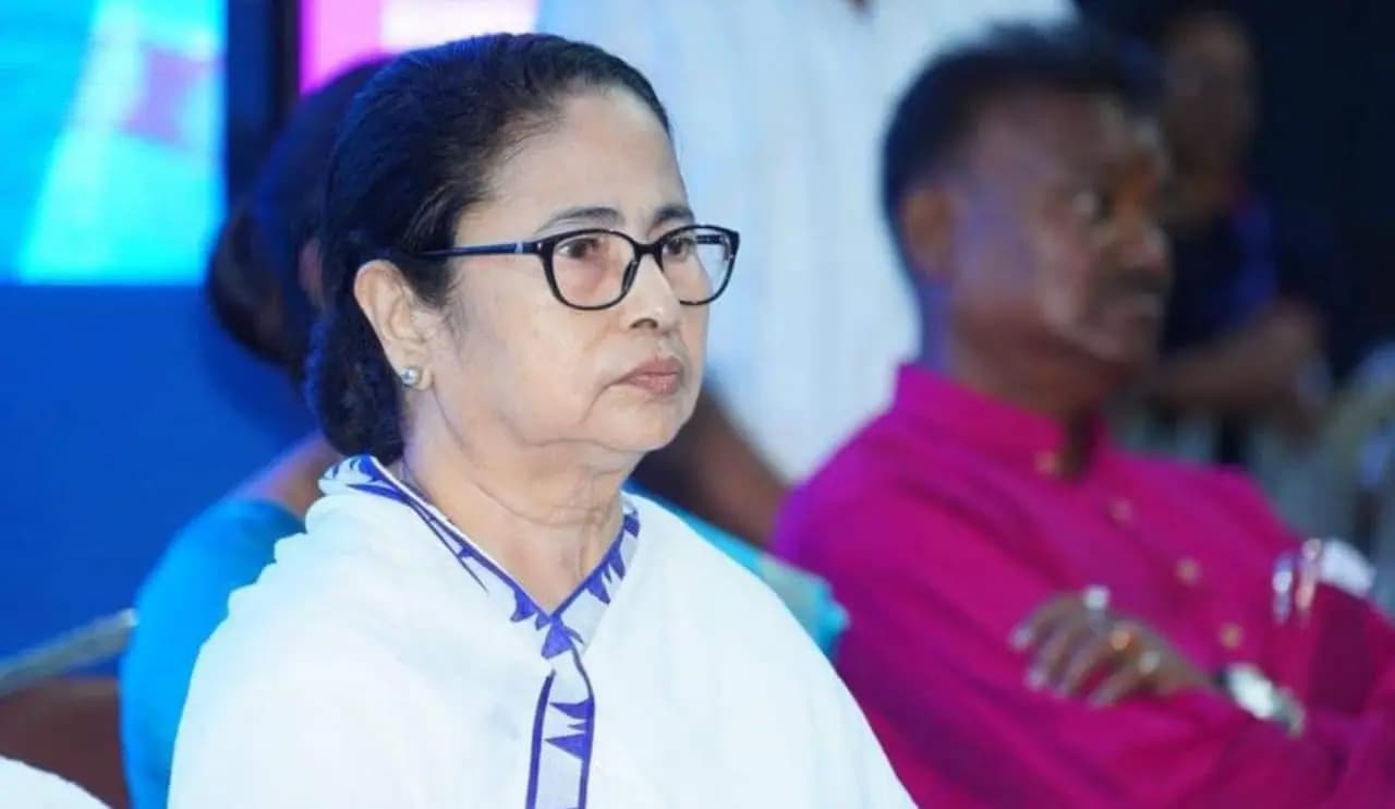 Mamata Banerjee questioned about Indian cricket team practice Jersey