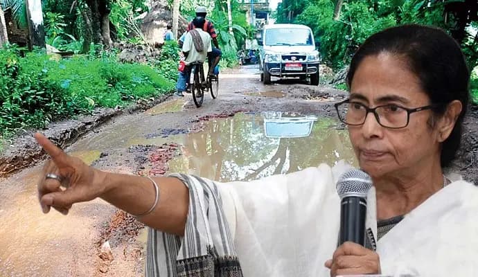 mamata banerjee not satisfied with road situation of different districts