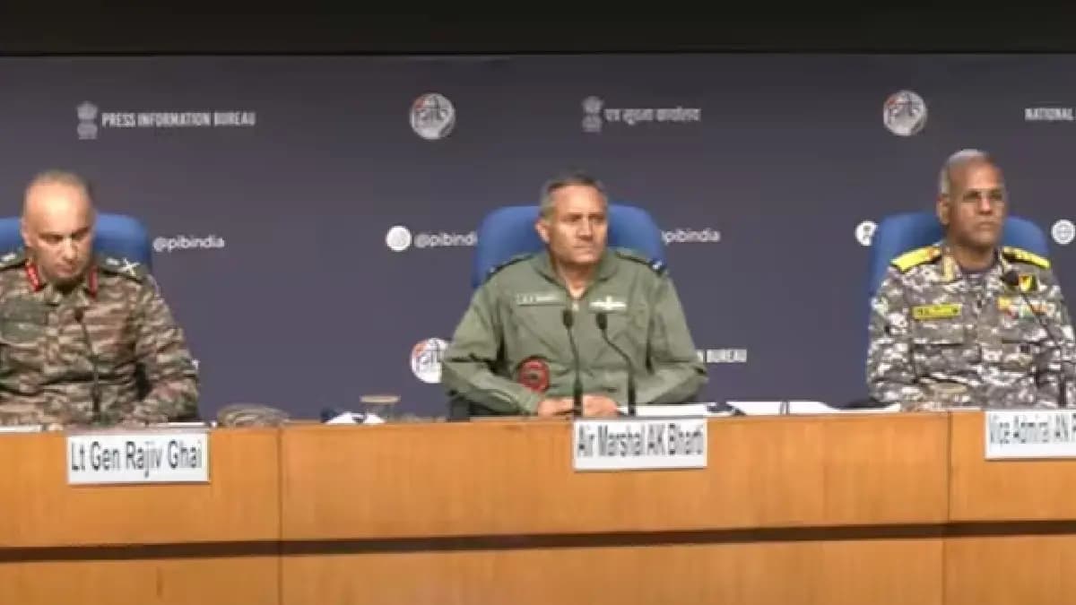 Operation Sindoor DGMO press briefing Our Fight Was Against Militant