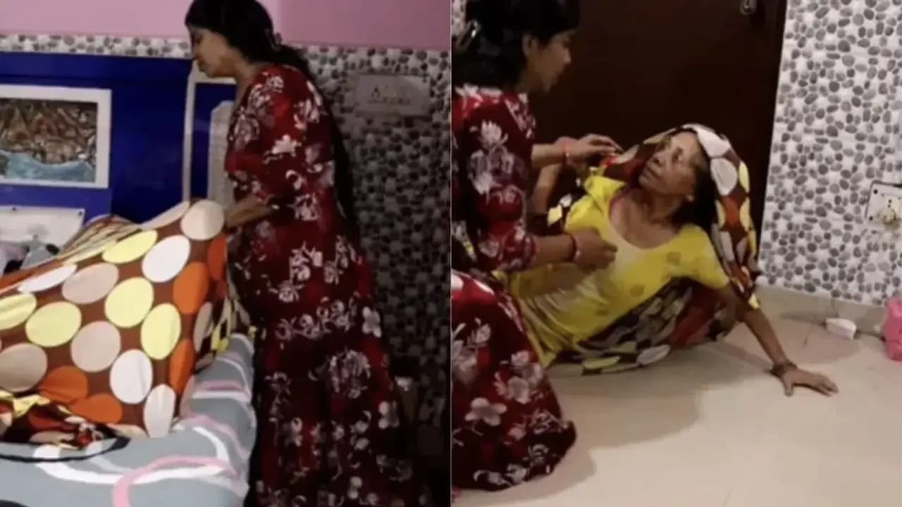 Wife Tries Teaching a Lesson to Husband for not Waking Up Ends Up Hitting Mother In Law